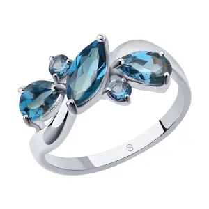 Кольцо  серебро 92011657 (Sokolov и Diamant, Россия)
