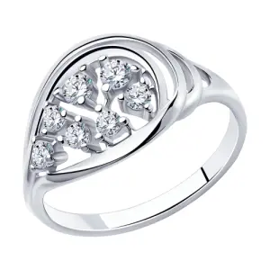 Кольцо  серебро 94-110-00566-1 (Sokolov и Diamant, Россия)