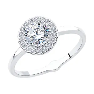 Кольцо  серебро 94-110-00600-1 (Sokolov и Diamant, Россия)