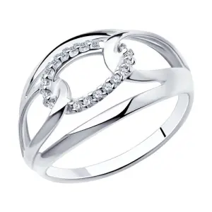 Кольцо  серебро 94-110-00701-1 (Sokolov и Diamant, Россия)