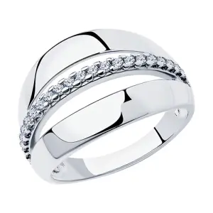 Кольцо  серебро 94-110-00997-1 (Sokolov и Diamant, Россия)