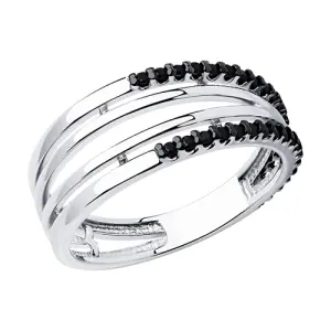 Кольцо  серебро 94-110-01577-1 (Sokolov и Diamant, Россия)