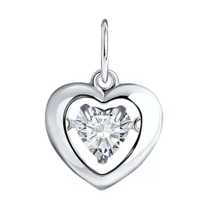 Подвеска Diamant серебро 94-130-01565-1 (Sokolov и Diamant, Россия)