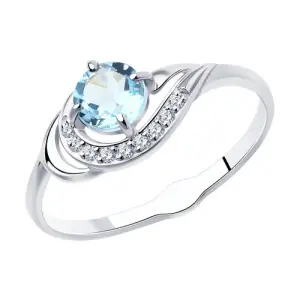 Кольцо  серебро 94-310-00555-1 (Sokolov и Diamant, Россия)