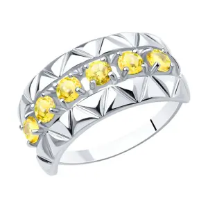 Кольцо  серебро 94-310-00800-3 (Sokolov и Diamant, Россия)