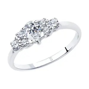 Кольцо  серебро 94011290 (Sokolov и Diamant, Россия)