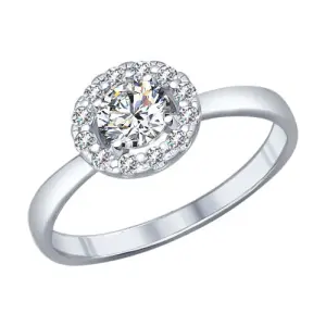 Кольцо  серебро 94011809 (Sokolov и Diamant, Россия)