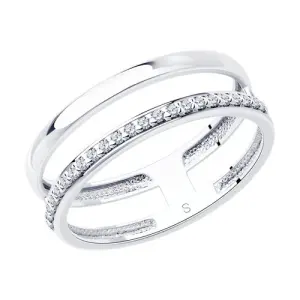 Кольцо  серебро 94012151 (Sokolov и Diamant, Россия)
