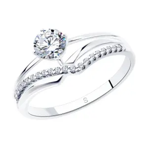 Кольцо  серебро 94012241 (Sokolov и Diamant, Россия)