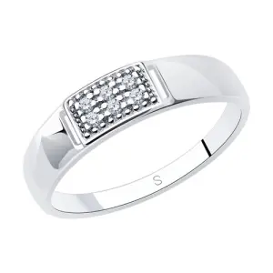 Кольцо  серебро 94012314 (Sokolov и Diamant, Россия)