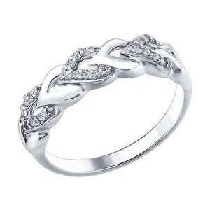 Кольцо  серебро 94012332 (Sokolov и Diamant, Россия)