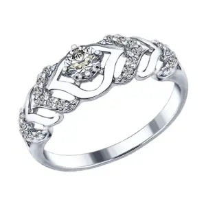 Кольцо  серебро 94012351 (Sokolov и Diamant, Россия)