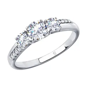 Кольцо  серебро 94012831 (Sokolov и Diamant, Россия)