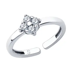Кольцо  серебро 94013063 (Sokolov и Diamant, Россия)