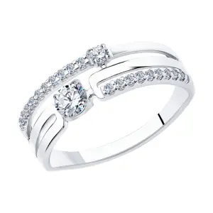 Кольцо  серебро 94013090 (Sokolov и Diamant, Россия)