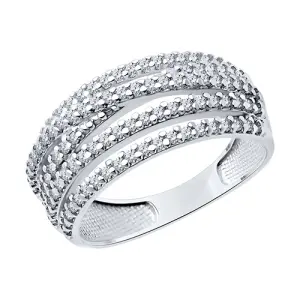 Кольцо  серебро 94013846 (Sokolov и Diamant, Россия)