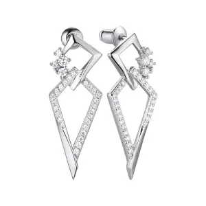 Серьги  серебро CZ-E03249-X-W-X-X-W (Fresh Jewellery, Россия)