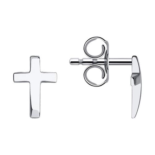 Серьги пусеты SOKOLOV, белое золото 585 проба (SOKOLOV, Россия) — от 419.52 руб. в сети магазинов 7 карат забронировать в магазине Серьги пусеты SOKOLOV, белое золото 585 проба