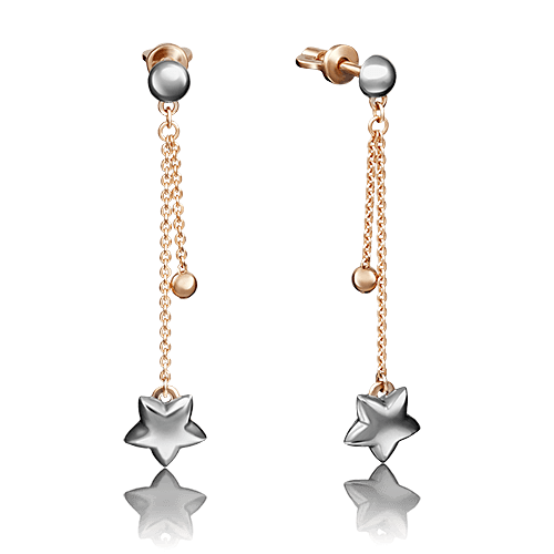 Серьги пусеты Platina Jewelry, красное золото 585 проба (Platina Jewelry, Россия) — от 901.34 руб. в сети магазинов 7 карат забронировать в магазине Серьги пусеты Platina Jewelry, красное золото 585 проба