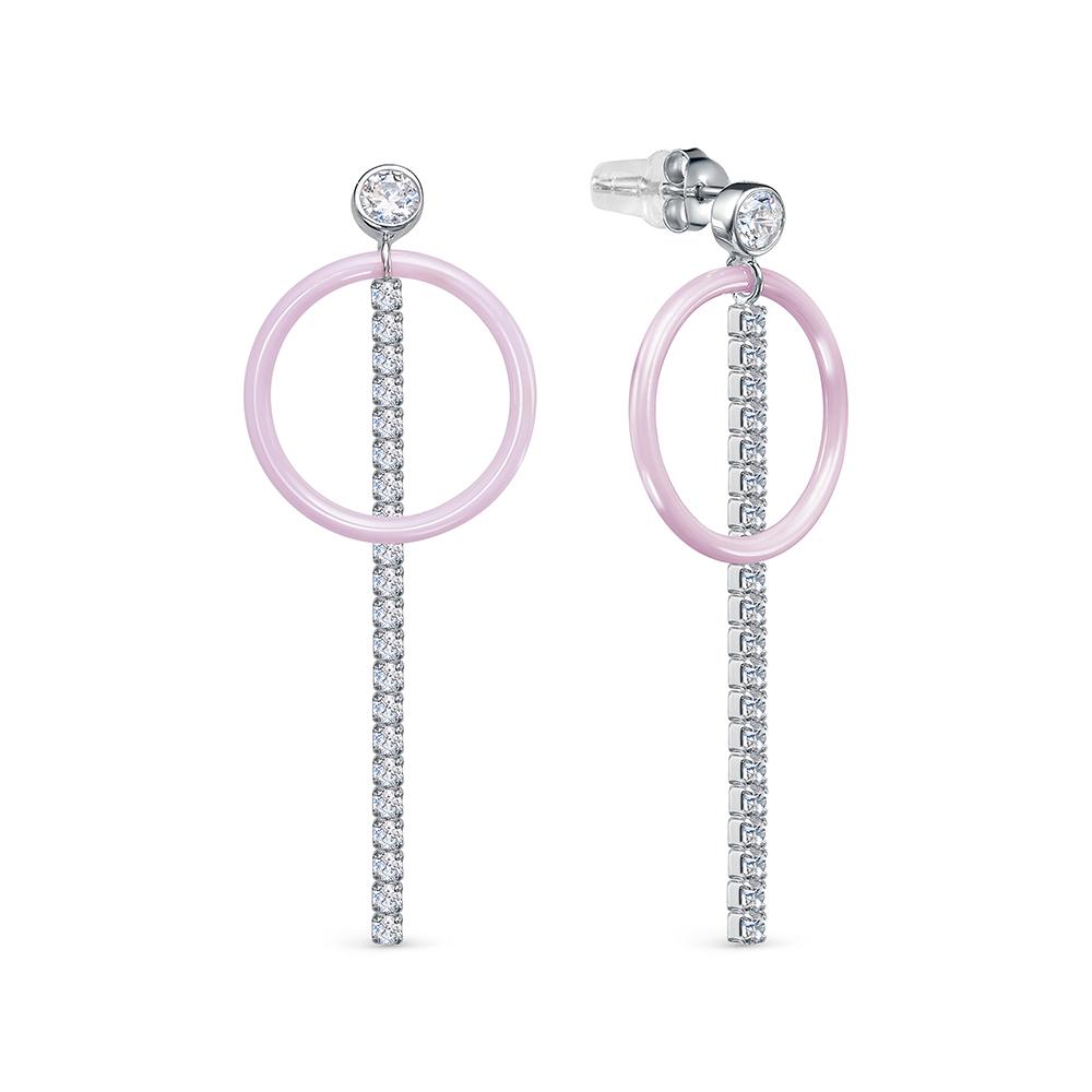 Серьги пусеты Prestige, серебро 925 проба, вставка фианит/керамика (Prestige, Россия) — от 49.99 руб. в сети магазинов 7 карат забронировать в магазине Серьги пусеты Prestige, серебро 925 проба, вставка фианит/керамика