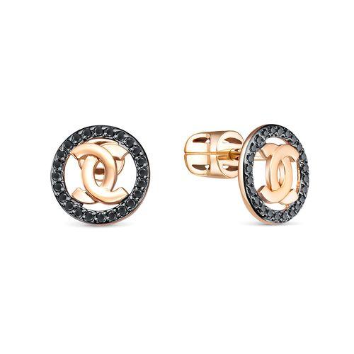 Серьги пусеты Berger, красное золото 585 проба, вставка фианит (Berger, Россия) — от 1316.70 руб. в сети магазинов 7 карат забронировать в магазине Серьги пусеты Berger, красное золото 585 проба, вставка фианит