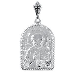 Подвеска Николай Чудотворец, серебро 925 проба (BIRYUZA, Россия) — от 94.97 руб. в сети магазинов 7 карат забронировать в магазине Подвеска Николай Чудотворец, серебро 925 проба