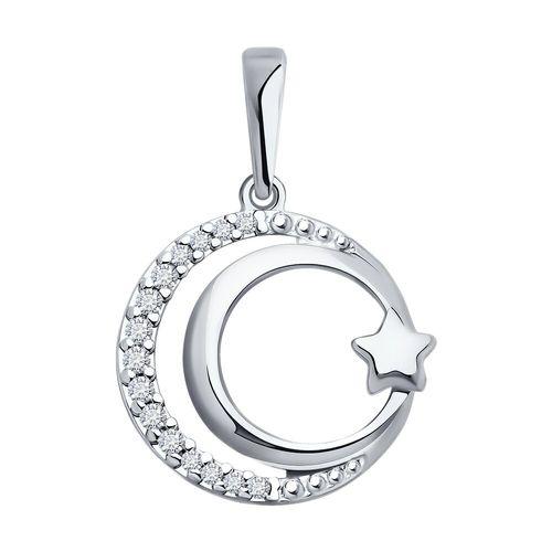 Подвеска Мусульманская, серебро 925 проба, вставка фианит (SOKOLOV, Россия) — от 79.13 руб. в сети магазинов 7 карат забронировать в магазине Подвеска Мусульманская, серебро 925 проба, вставка фианит