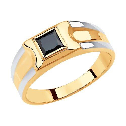 Кольцо печатка SOKOLOV, красное золото 585 проба, вставка фианит (SOKOLOV, Россия) — от 2162.40 руб. в сети магазинов 7 карат забронировать в магазине Кольцо печатка SOKOLOV, красное золото 585 проба, вставка фианит