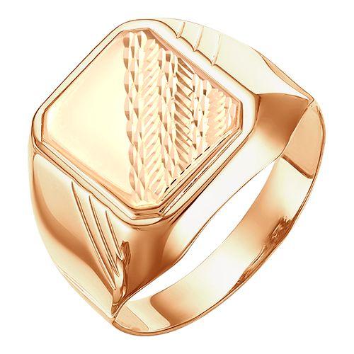 Кольцо печатка ZOLOTYE UZORY, красное золото 585 проба (ZOLOTYE UZORY, Россия) — от 2433.27 руб. в сети магазинов 7 карат забронировать в магазине Кольцо печатка ZOLOTYE UZORY, красное золото 585 проба