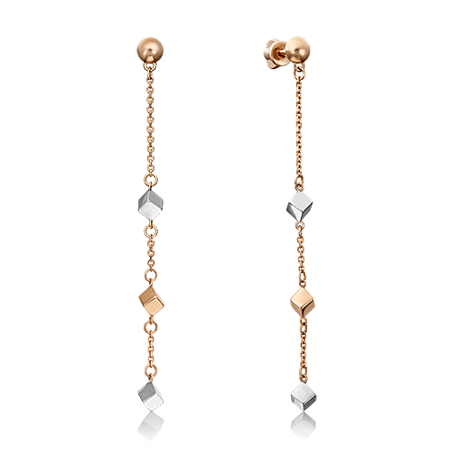 Серьги пусеты Platina Jewelry, красное золото 585 проба (Platina Jewelry, Россия) — от 1332.04 руб. в сети магазинов 7 карат забронировать в магазине Серьги пусеты Platina Jewelry, красное золото 585 проба