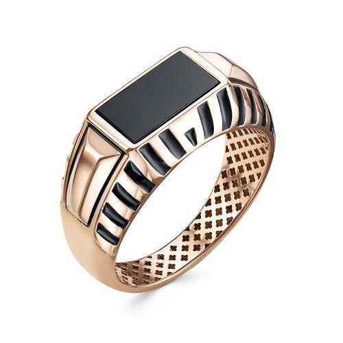 Кольцо печатка Berger, красное золото 585 проба, вставка оникс (Berger, Россия) — от 2601.13 руб. в сети магазинов 7 карат забронировать в магазине Кольцо печатка Berger, красное золото 585 проба, вставка оникс