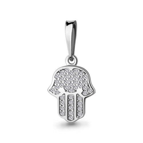 Подвеска Рука Фатимы, серебро 925 проба, вставка фианит (Aquamarine, Россия) — от 56.63 руб. в сети магазинов 7 карат забронировать в магазине Подвеска Рука Фатимы, серебро 925 проба, вставка фианит