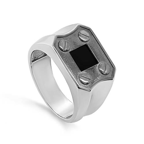 Кольцо печатка KABAROVSKY, серебро 925 проба, вставка оникс (KABAROVSKY, Россия) — от 310.29 руб. в сети магазинов 7 карат забронировать в магазине Кольцо печатка KABAROVSKY, серебро 925 проба, вставка оникс