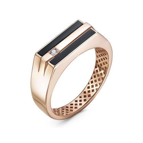 Кольцо печатка Berger, красное золото 585 проба, вставка оникс (Berger, Россия) — от 1381.28 руб. в сети магазинов 7 карат забронировать в магазине Кольцо печатка Berger, красное золото 585 проба, вставка оникс