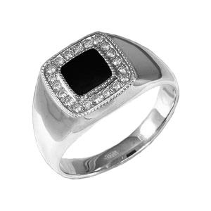 Кольцо печатка ВЭСТ Сити, серебро 925 проба, вставка фианит (ВЭСТ Сити, Россия) — от 235.30 руб. в сети магазинов 7 карат забронировать в магазине Кольцо печатка ВЭСТ Сити, серебро 925 проба, вставка фианит