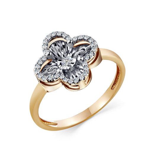 Кольцо декоративное Grigoriev, красное золото 585 проба, вставка бриллиант (Grigoriev, Россия) — от 4900.06 руб. в сети магазинов 7 карат забронировать в магазине Кольцо декоративное Grigoriev, красное золото 585 проба, вставка бриллиант