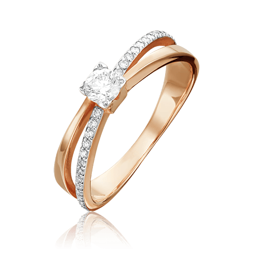 Кольцо помолвочное Platina Jewelry, красное золото 585 проба, вставка фианит (Platina Jewelry, Россия) — от 1545.30 руб. в сети магазинов 7 карат забронировать в магазине Кольцо помолвочное Platina Jewelry, красное золото 585 проба, вставка фианит