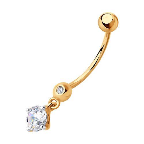 Пирсинг Diamant, красное золото 585 проба (Diamant, Россия) — от 730.80 руб. в сети магазинов 7 карат забронировать в магазине Пирсинг Diamant, красное золото 585 проба