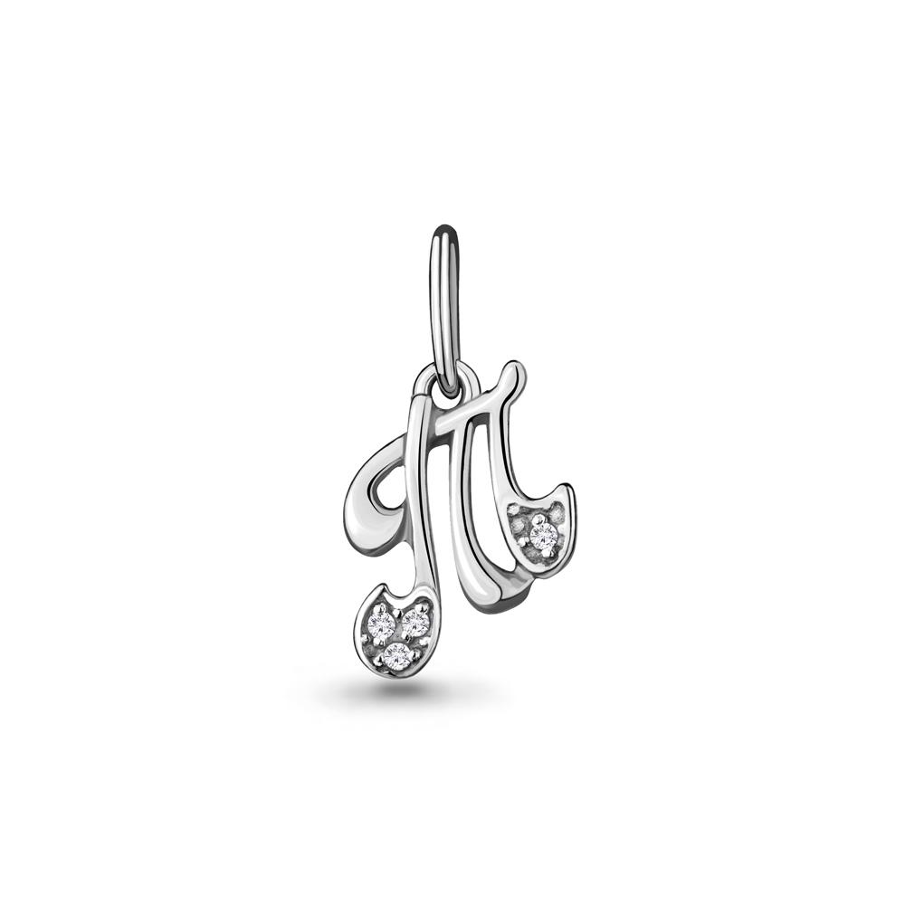 Подвеска буква Aquamarine,  серебро 925 проба, вставка фианит (Aquamarine, Россия) — от 23.29 руб. в сети магазинов 7 карат забронировать в магазине Подвеска буква Aquamarine,  серебро 925 проба, вставка фианит