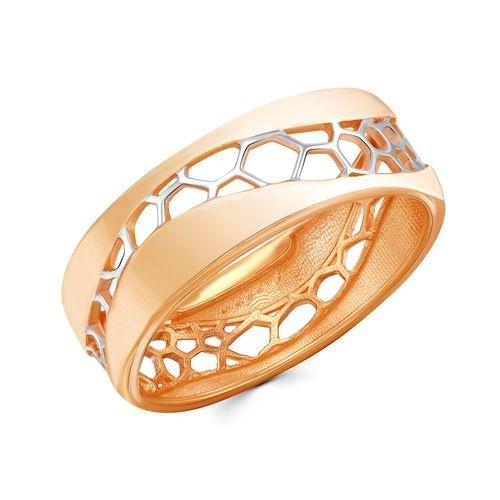 Кольцо декоративное ZOLOTYE UZORY, красное золото 585 проба (ZOLOTYE UZORY, Россия) — от 1479.00 руб. в сети магазинов 7 карат забронировать в магазине Кольцо декоративное ZOLOTYE UZORY, красное золото 585 проба