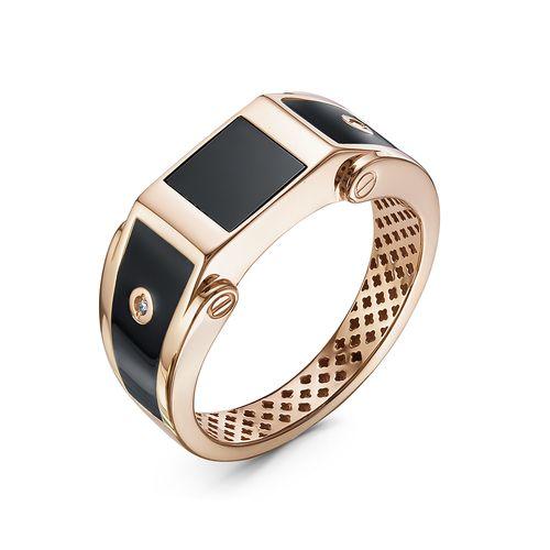 Кольцо печатка Berger, красное золото 585 проба, вставка фианит (Berger, Россия) — от 1670.59 руб. в сети магазинов 7 карат забронировать в магазине Кольцо печатка Berger, красное золото 585 проба, вставка фианит