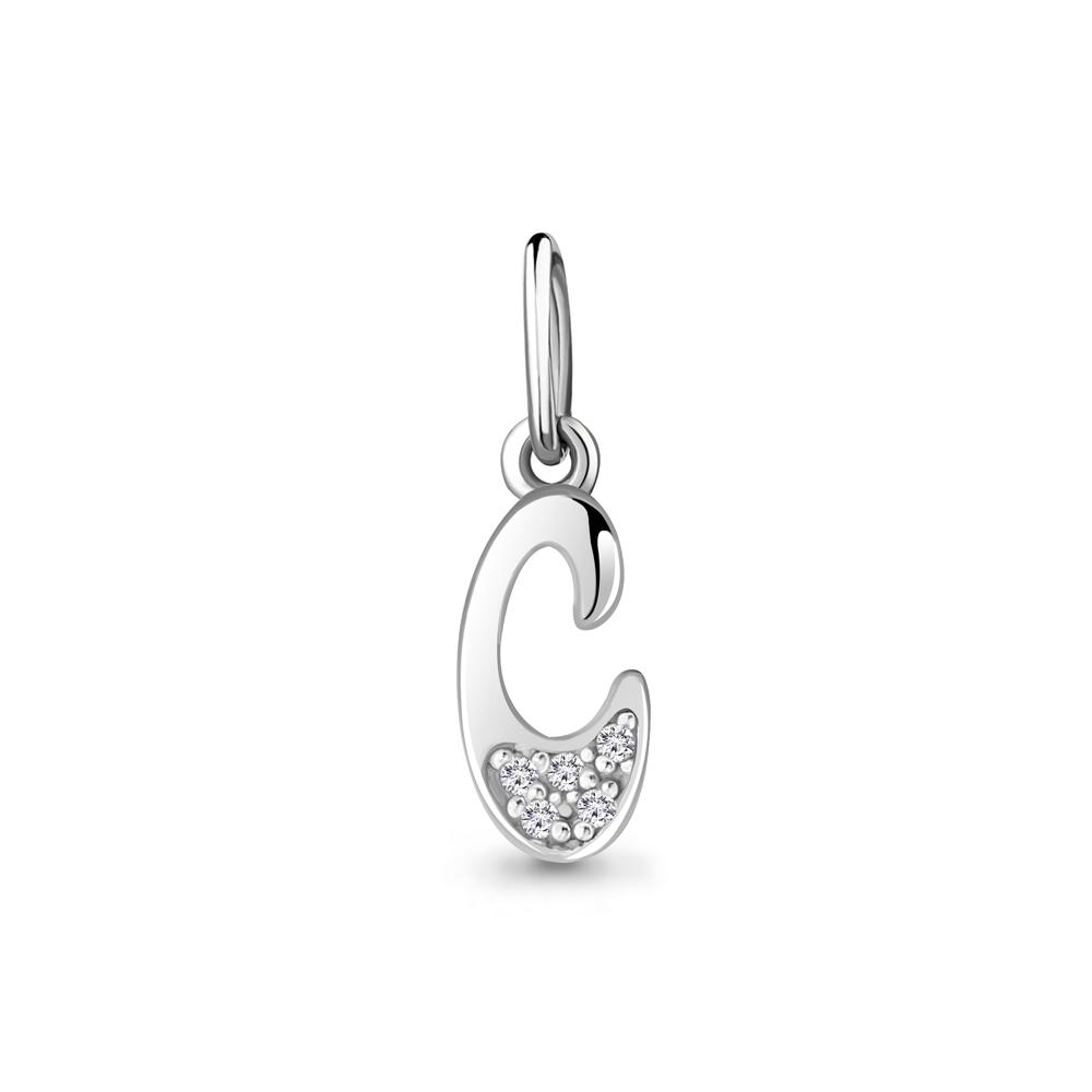 Подвеска буква Aquamarine,  серебро 925 проба, вставка фианит (Aquamarine, Россия) — от 19.40 руб. в сети магазинов 7 карат забронировать в магазине Подвеска буква Aquamarine,  серебро 925 проба, вставка фианит