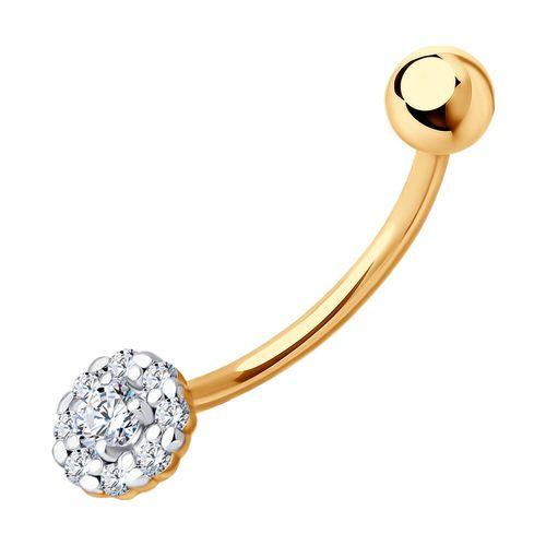 Пирсинг Diamant, красное золото 585 проба (Diamant, Россия) — от 567.00 руб. в сети магазинов 7 карат забронировать в магазине Пирсинг Diamant, красное золото 585 проба