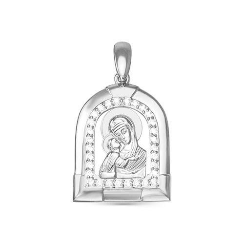 Подвеска Владимирская, серебро 925 проба, вставка фианит (DELTA, Россия) — от 102.84 руб. в сети магазинов 7 карат забронировать в магазине Подвеска Владимирская, серебро 925 проба, вставка фианит