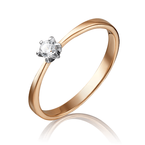 Кольцо помолвочное Platina Jewelry, красное золото 585 проба, вставка фианит (Platina Jewelry, Россия) — от 767.28 руб. в сети магазинов 7 карат забронировать в магазине Кольцо помолвочное Platina Jewelry, красное золото 585 проба, вставка фианит