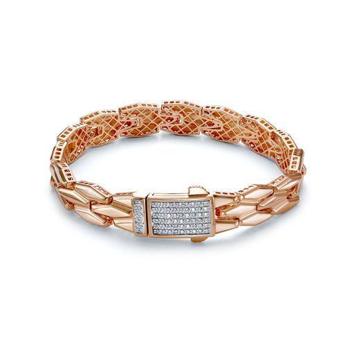 Браслет ролекс, красное золото 585 проба, вставка фианит (Беларусь) — от 8908.17 руб. в сети магазинов 7 карат забронировать в магазине Браслет ролекс, красное золото 585 проба, вставка фианит