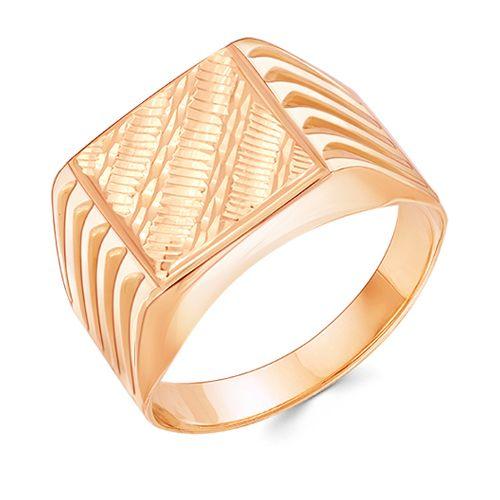 Кольцо печатка ZOLOTYE UZORY, красное золото 585 проба (ZOLOTYE UZORY, Россия) — от 2448.00 руб. в сети магазинов 7 карат забронировать в магазине Кольцо печатка ZOLOTYE UZORY, красное золото 585 проба