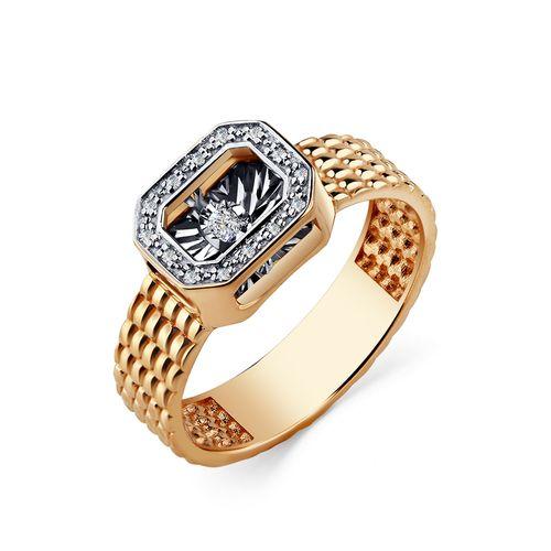 Кольцо декоративное Grigoriev, красное золото 585 проба, вставка бриллиант (Grigoriev, Россия) — от 4230.29 руб. в сети магазинов 7 карат забронировать в магазине Кольцо декоративное Grigoriev, красное золото 585 проба, вставка бриллиант