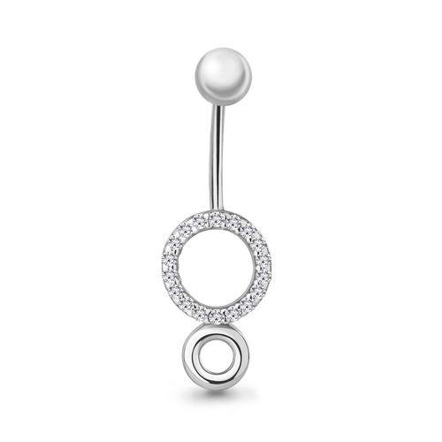 Пирсинг Aquamarine,  серебро 925 проба (Aquamarine, Россия) — от 29.99 руб. в сети магазинов 7 карат забронировать в магазине Пирсинг Aquamarine,  серебро 925 проба