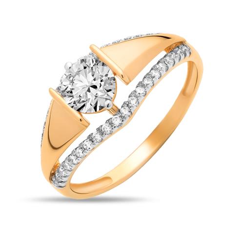 Кольцо декоративное SANIS, красное золото 585 проба, вставка фианит (SANIS, Россия) — от 892.46 руб. в сети магазинов 7 карат забронировать в магазине Кольцо декоративное SANIS, красное золото 585 проба, вставка фианит